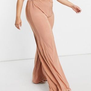 CLUB L LONDON PLUS | Wide leg slouch pants | PLUS SIZE